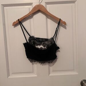 ZARA Elegant Black Lace Bralette